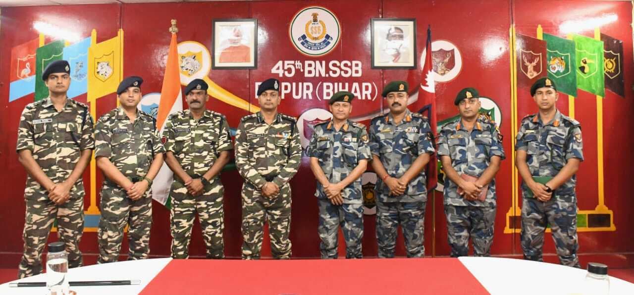 एसएसबी व नेपाल एपीएफ के बीच हुई समन्वय बैठक, असामाजिक तत्वों की गतिविधियों पर रोक लगाने की बनायी योजना