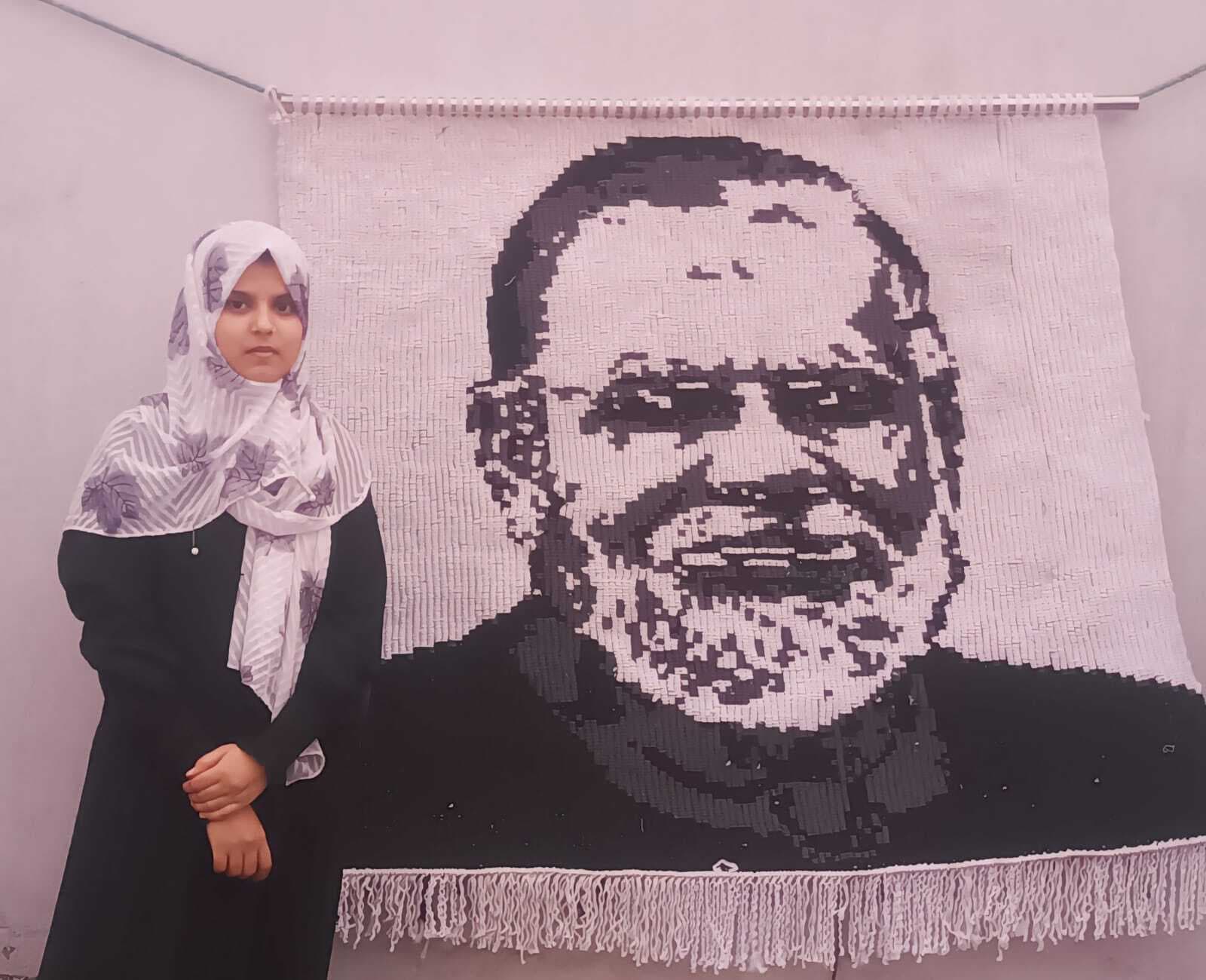 झरिया की सानिया ने कोल डस्ट से बनाया प्रधानमंत्री का पोर्ट्रेट