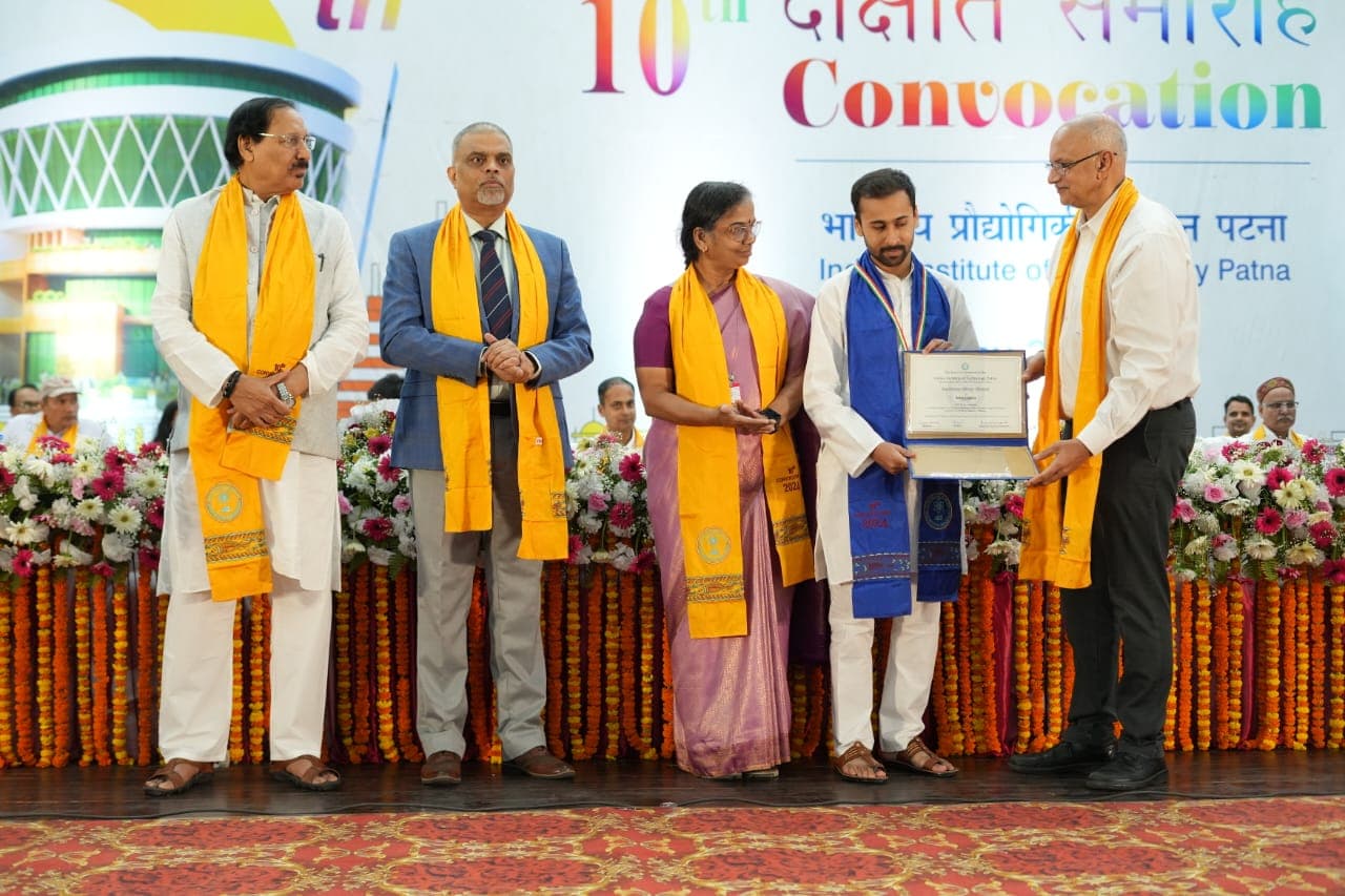 आइआइटी पटना का 10वां दीक्षांत समारोह में 630 आइआइटियन को मिली डिग्री