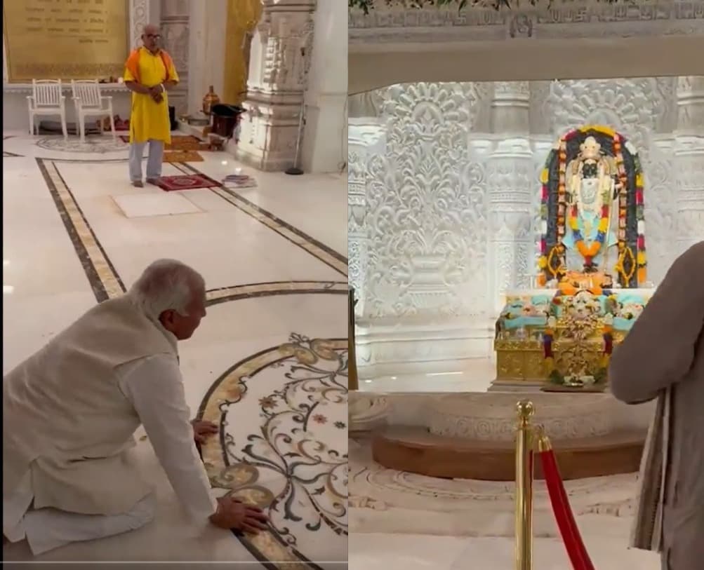 Ayodhya Ram mandir: केरल के गर्वनर आरिफ मोहम्मद खान ने किए रामलला के दर्शन, वीडियो वायरल