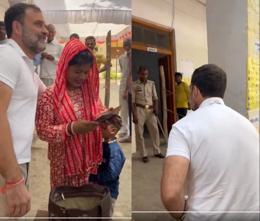 Lok Sabha Election 2024: राहुल गांधी ने रायबरेली में पोलिंग बूथ का किया निरीक्षण, कई जगह से मिली थी गड़बड़ी सूचना