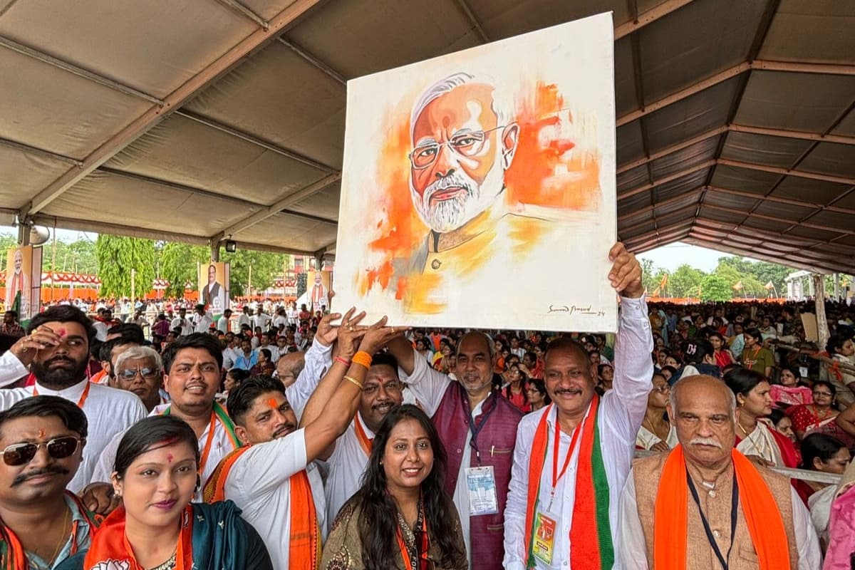 पीएम नरेंद्र मोदी ने की जमशेदपुर की सुमन की इस पेंटिंग की तारीफ