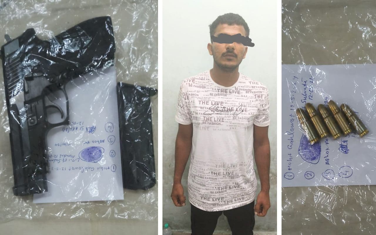 दिल्ली के तिलकनगर में कार शोरूम में फायरिंग करने वाला कुख्यात अपराधी कोलकाता से अरेस्ट