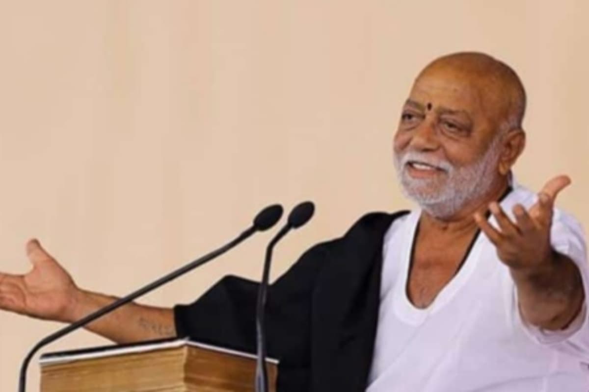 गिरिडीह : रामकथा में बोले मुरारी बापू , जीवन में गुरु की महिमा अपरंपार