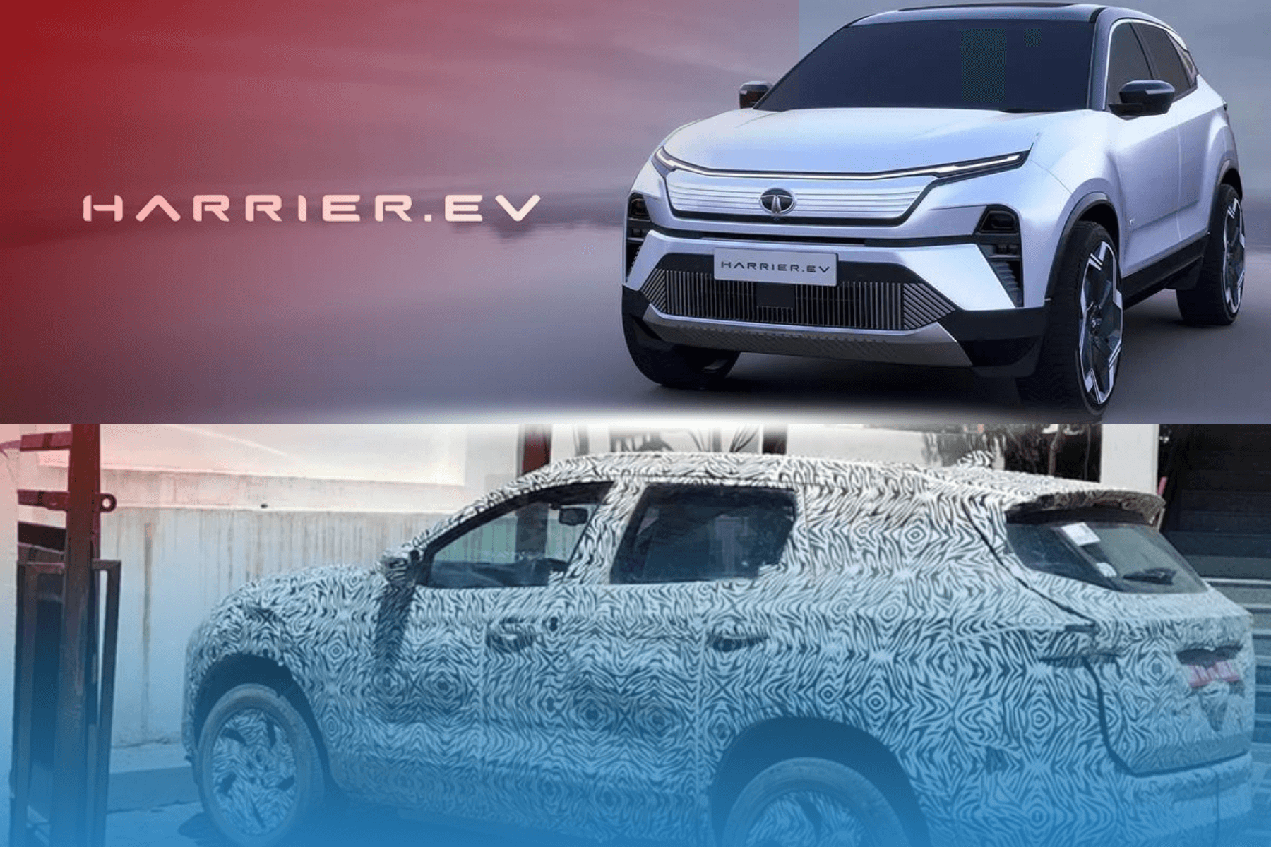 Tata Harrier EV का इंतजार खत्म, टेस्टिंग के दौरान हुई स्पॉट, 500km की होगी रेंज