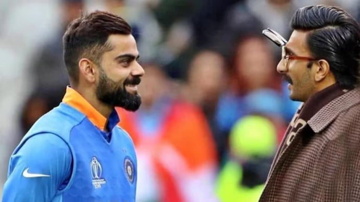 Virat Kohli and Ranveer Singh