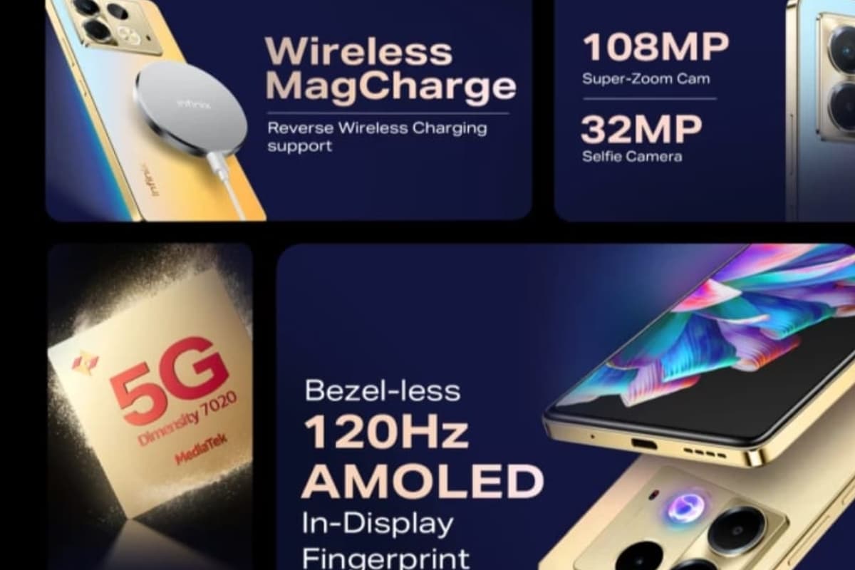Infinix Note 40 5G: 18 हजार से कम में वायरलेस चार्जर के साथ लॉन्च हुआ यह फोन, बाकी फीचर्स भी दमदार