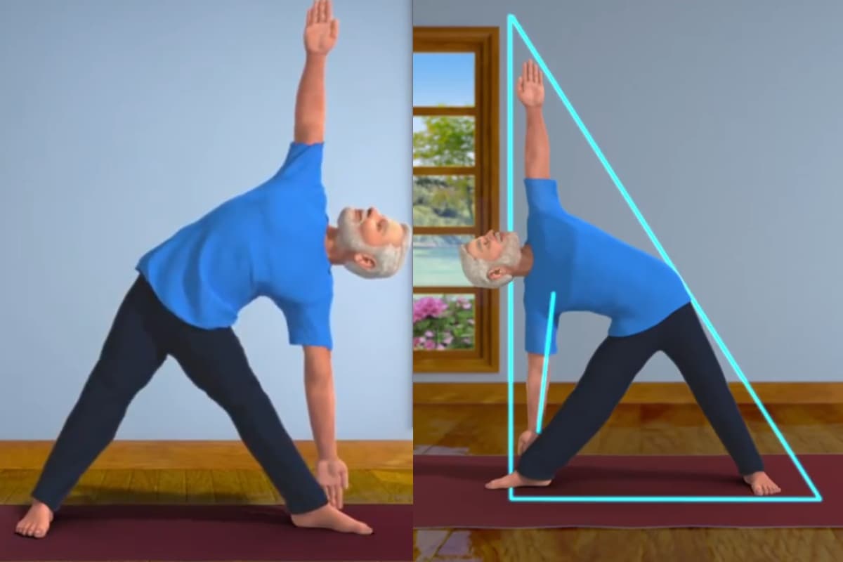 International Yoga Day 2024: पीएम मोदी ने AI मॉडल के जरिए बताया त्रिकोणासन का महत्व, देखें VIDEO
