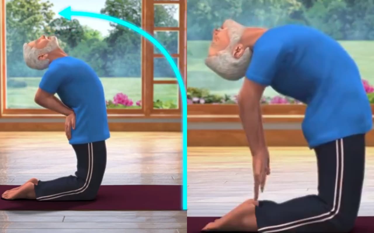 International Yoga Day 2024: पीएम मोदी ने अपने AI Model के जरिए बताया उष्ट्रासन का महत्व
