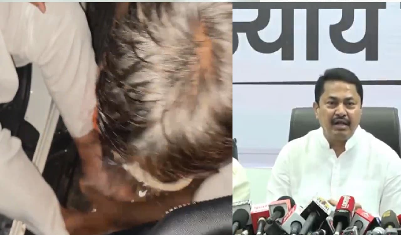 कांग्रेस नेता नाना पटोले ने कार्यकर्ता से धुलवाए पैर, बीजेपी ने साधा निशाना, वीडियो वायरल