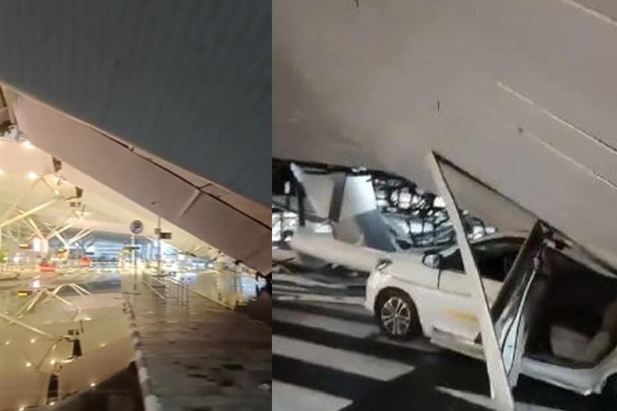 दिल्ली के IGI एयरपोर्ट पर बड़ा हादसा, टर्मिनल की छत गिरी, एक की मौत, मुआवजे की हुई घोषणा