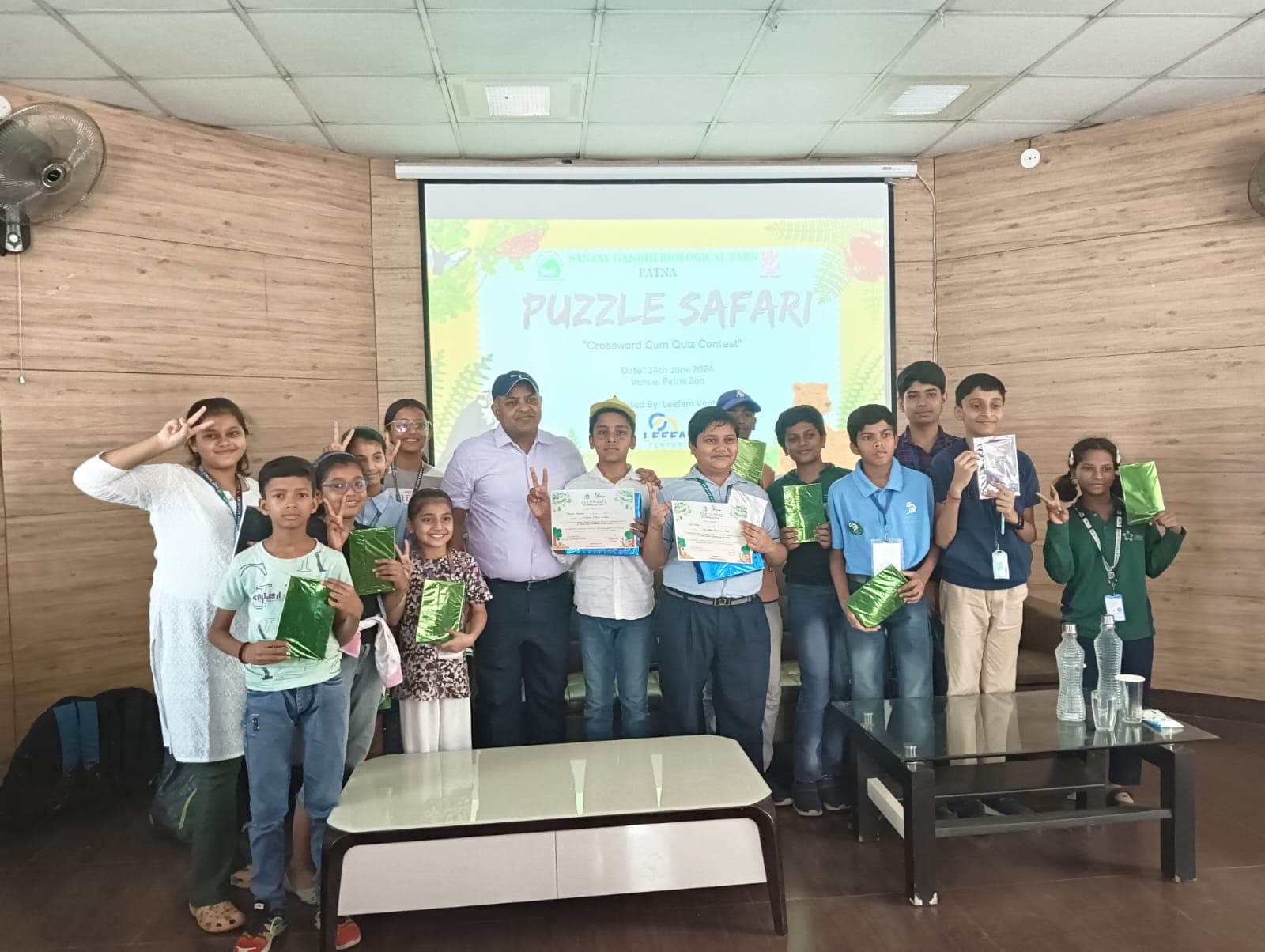 Patna Zoo: पजल सफारी क्रॉसवर्ड-सह-क्विज प्रतियोगिता में डॉन बॉस्को के छात्रों ने मारी बाजी