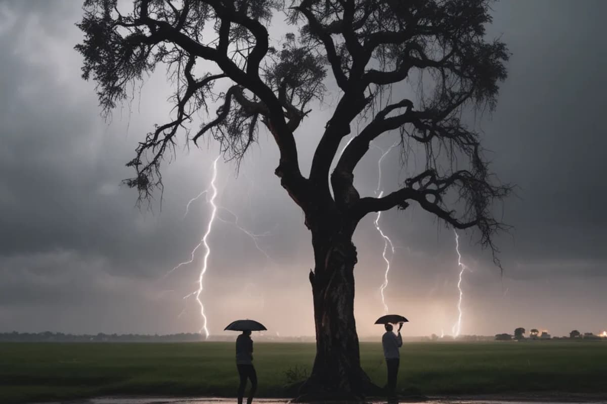 Monsoon में ठनका गिरे तो ऐसे बचाएं जान, देखें वीडियो नहीं तो हो जाएगा नुकसान