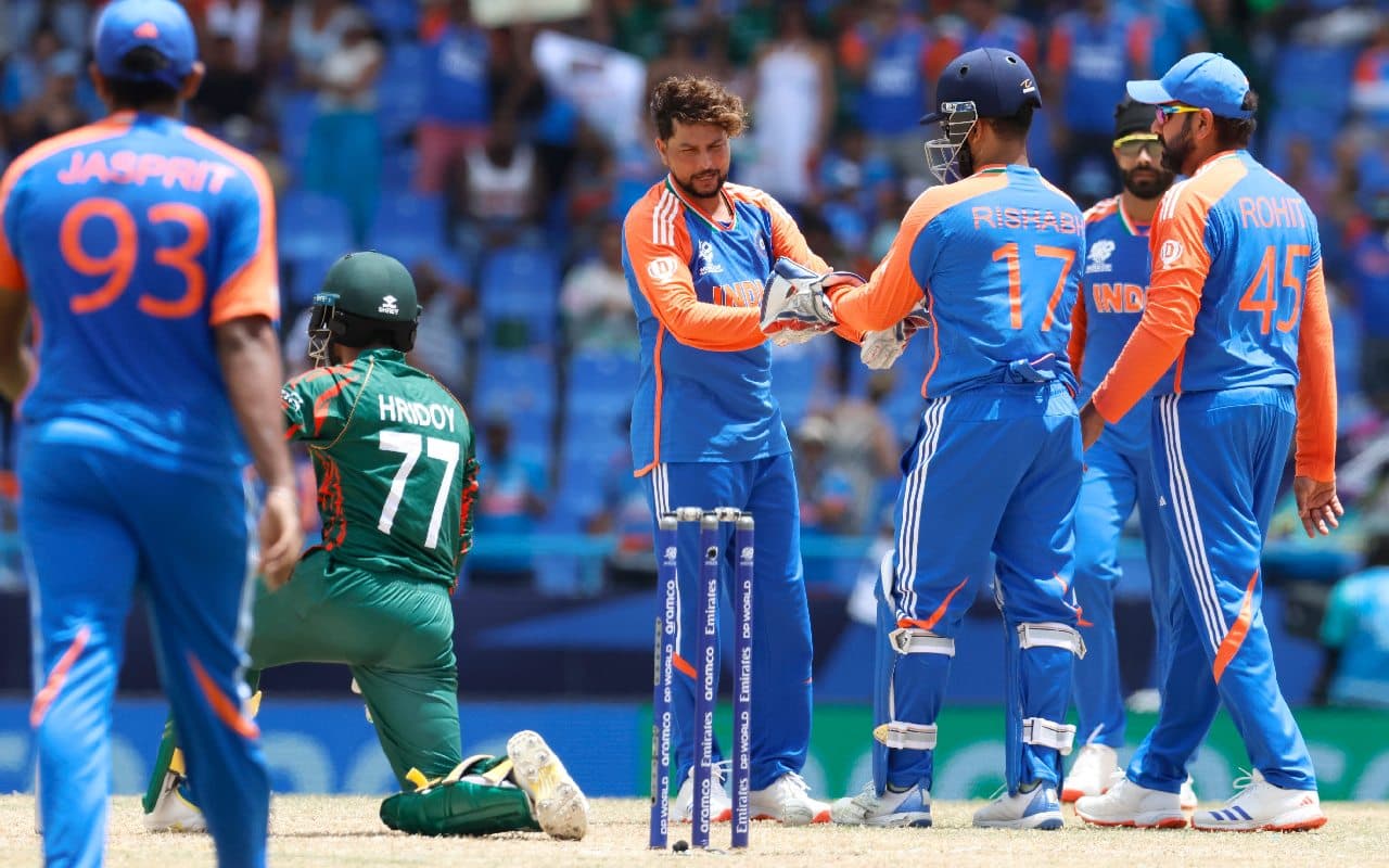T20 World Cup: भारत ने बांग्लादेश को 50 रनों से रौंदा, सेमीफाइनल की राह आसान