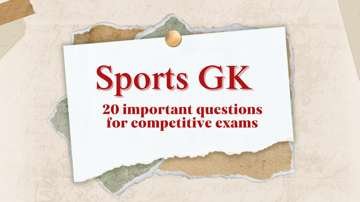 Sports GK: बैंकिंग, रेलवे और एसएससी में अकसर पूछे जाते हैं स्पोर्ट्स से संबंधित से प्रश्न, आप भी पा सकते हैं अच्छे अंक
