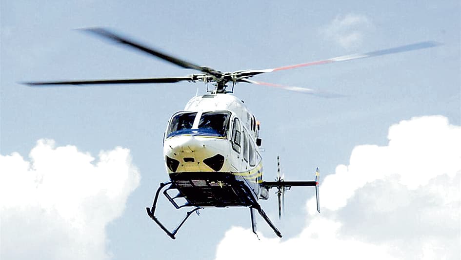 हेलीकॉप्टर के इस्तेमाल में तृणमूल नंबर वन