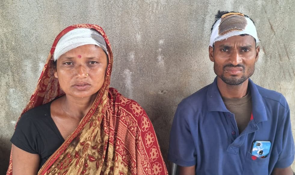 बेलका में जमीन विवाद में दंपती समेत तीन घायल