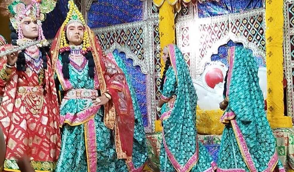 श्रीचैतन्य कुटी में भगवान के माखन चोरी की लीला से भक्तिमय हुआ वातावरण