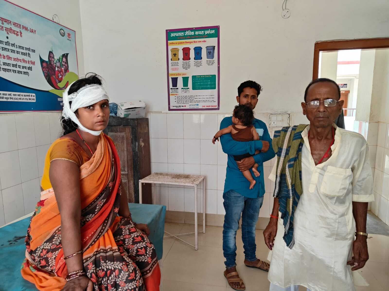 पति की पिटाई से पत्नी गंभीर रूप से जख्मी