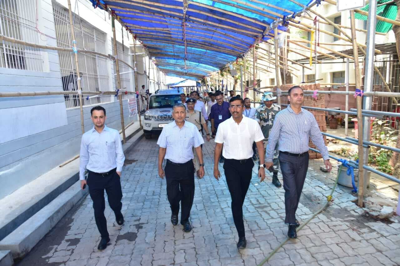 सीइओ ने तैयारियों का किया निरीक्षण