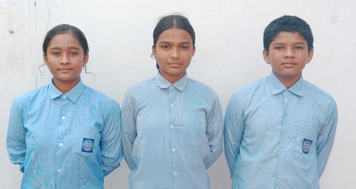 गोविंद विद्यालय के तीन खिलाड़ी राज्य थ्रो बॉल टीम में