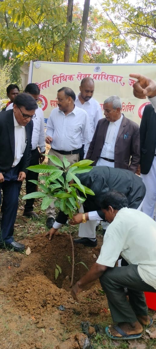पीडीजे ने पर्यावरण दिवस पर किया पौधरोपण
