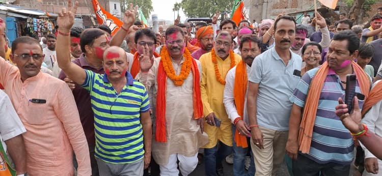 अन्नपूर्णा देवी की जीत पर देवरी में विजय जुलूस