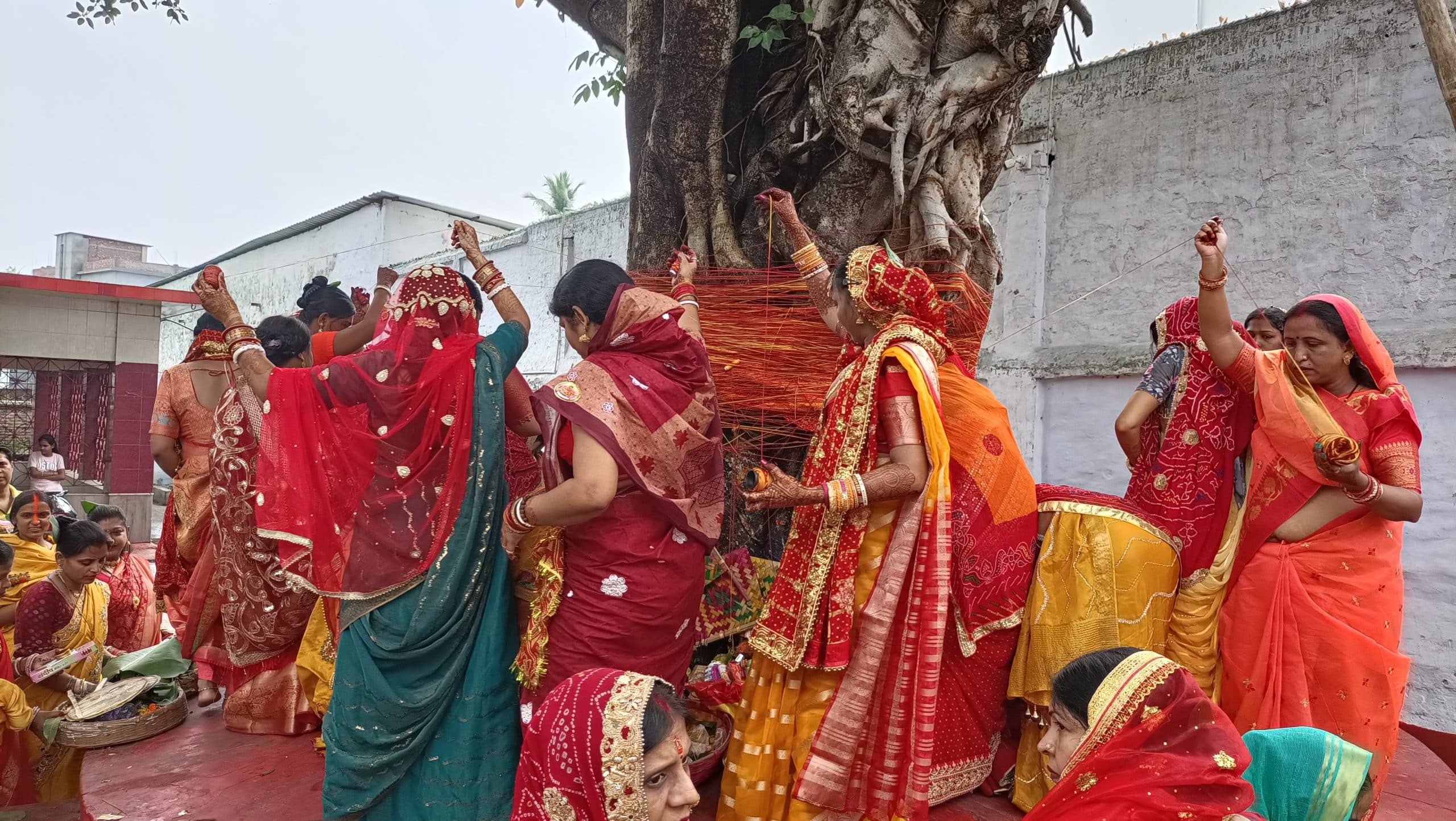 सुहागिनों ने किया वट सावित्री व्रत