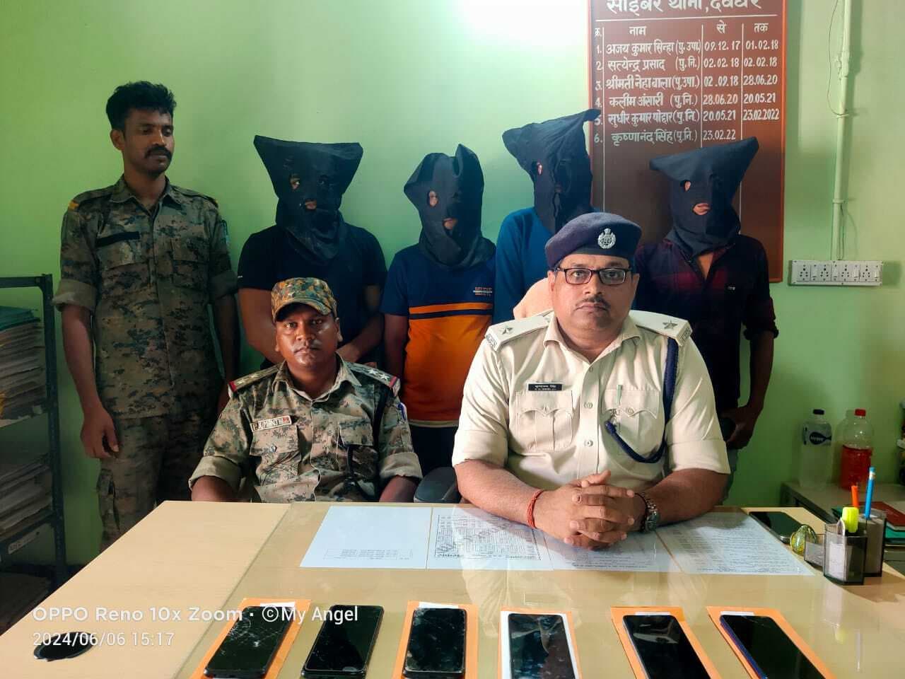 साइबर ठगी के चार आरोपित गिरफ्तार, एक किशोर निरुद्ध