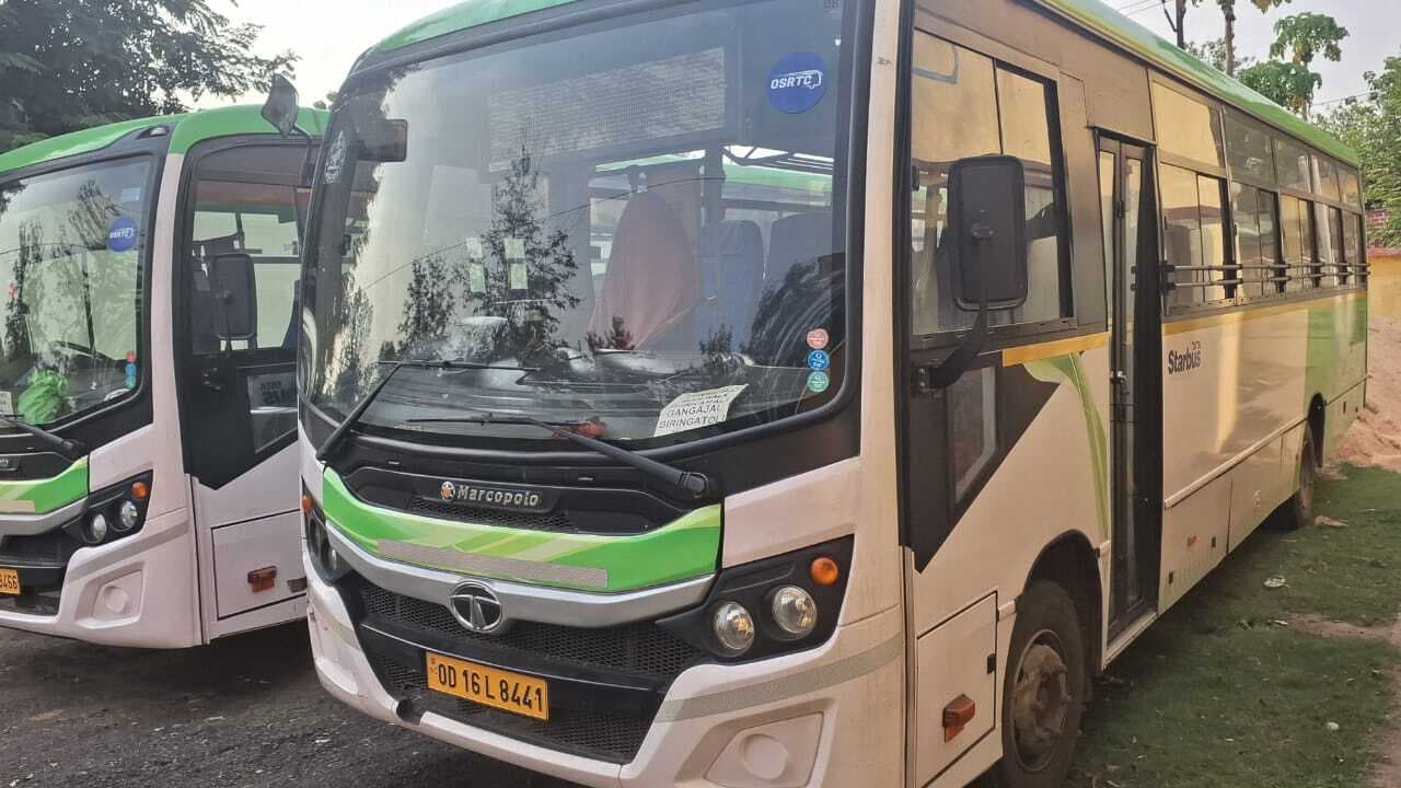 राउरकेला. लक्ष्मी बसों से हटा लोगो, बीडीओ ने जानकारी होने से किया इनकार