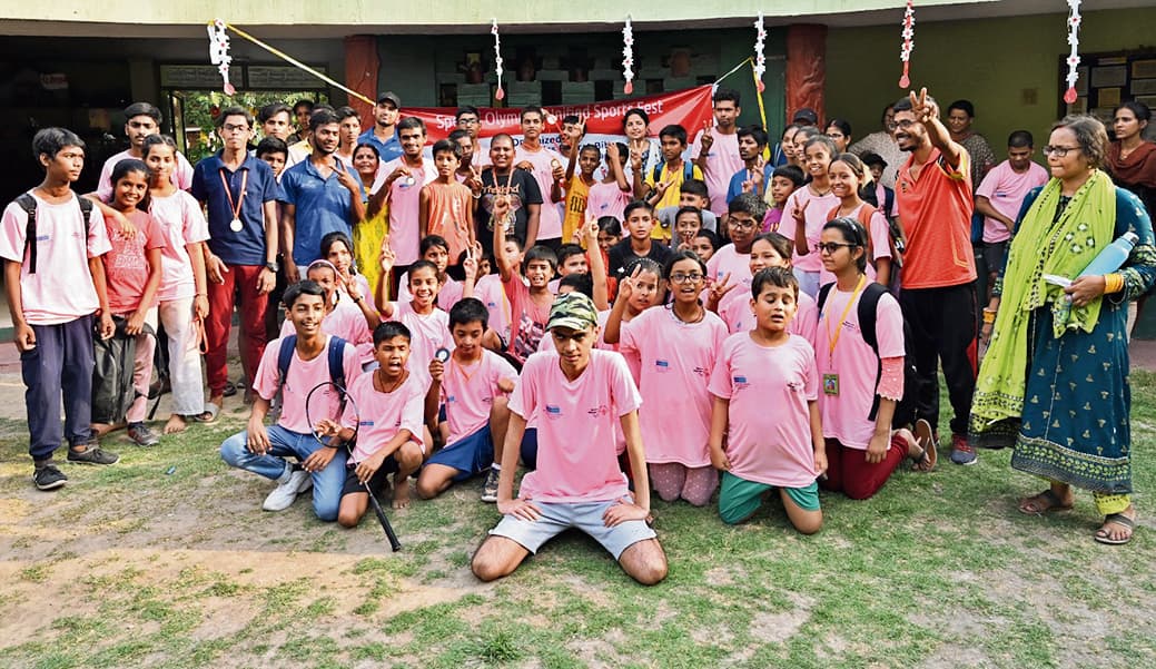 स्पेशल बच्चों ने बैडमिंटन, बैगो और बोची में दिखायी प्रतिभा