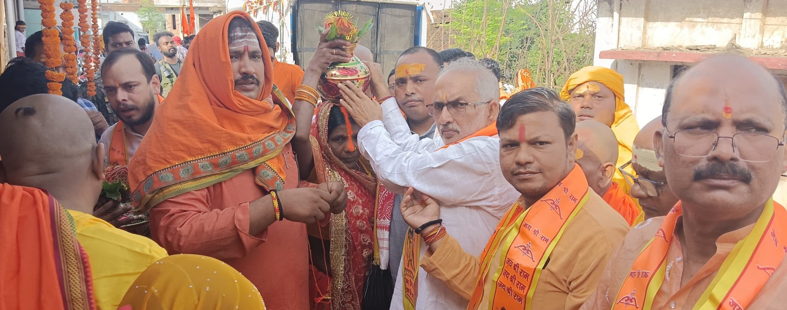 मंदिर स्थापना की वर्षगांठ पर सात दिवसीय महायज्ञ शुरू