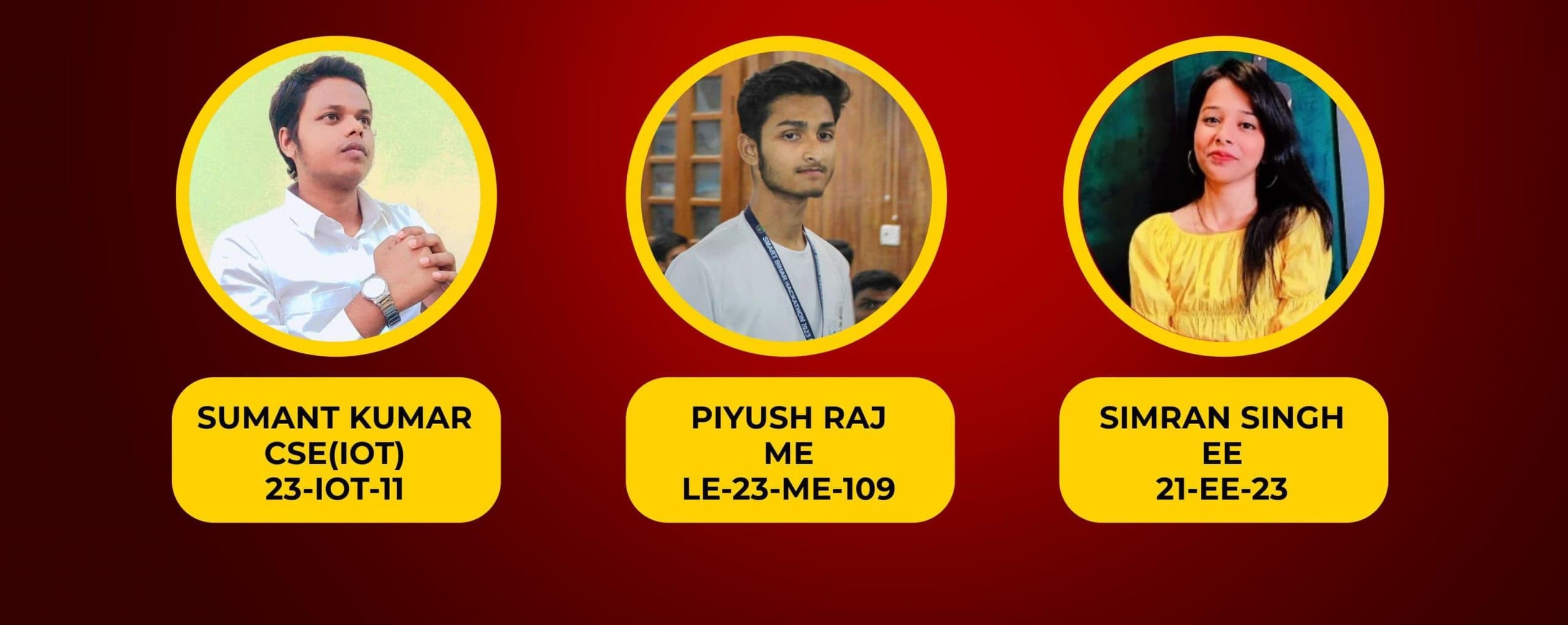 जमुई इंजीनियरिंग कॉलेज के तीन छात्र-छात्राओं का स्टार्टअप योजना के तहत चयन