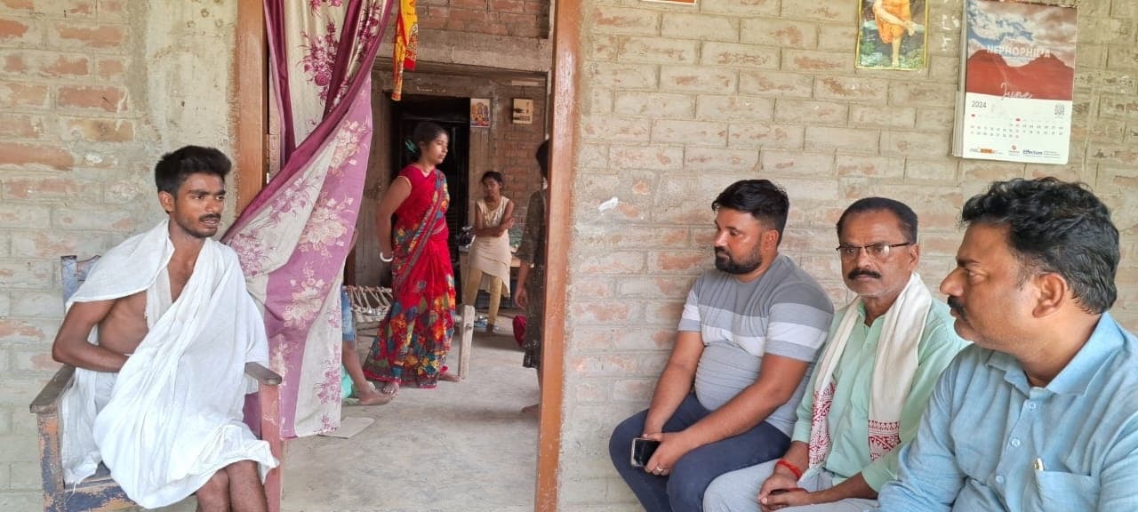 मजदूर का शव पहुंचते मचा कोहराम