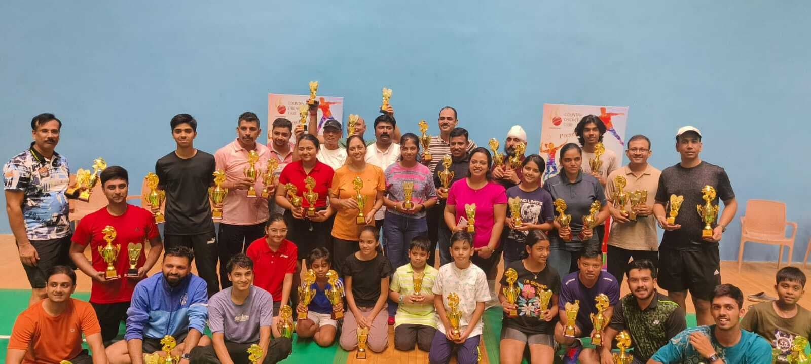 जेएससीए इंट्रा क्लब बैडमिंटन टूर्नामेंट संपन्न, विजेता हुए सम्मानित