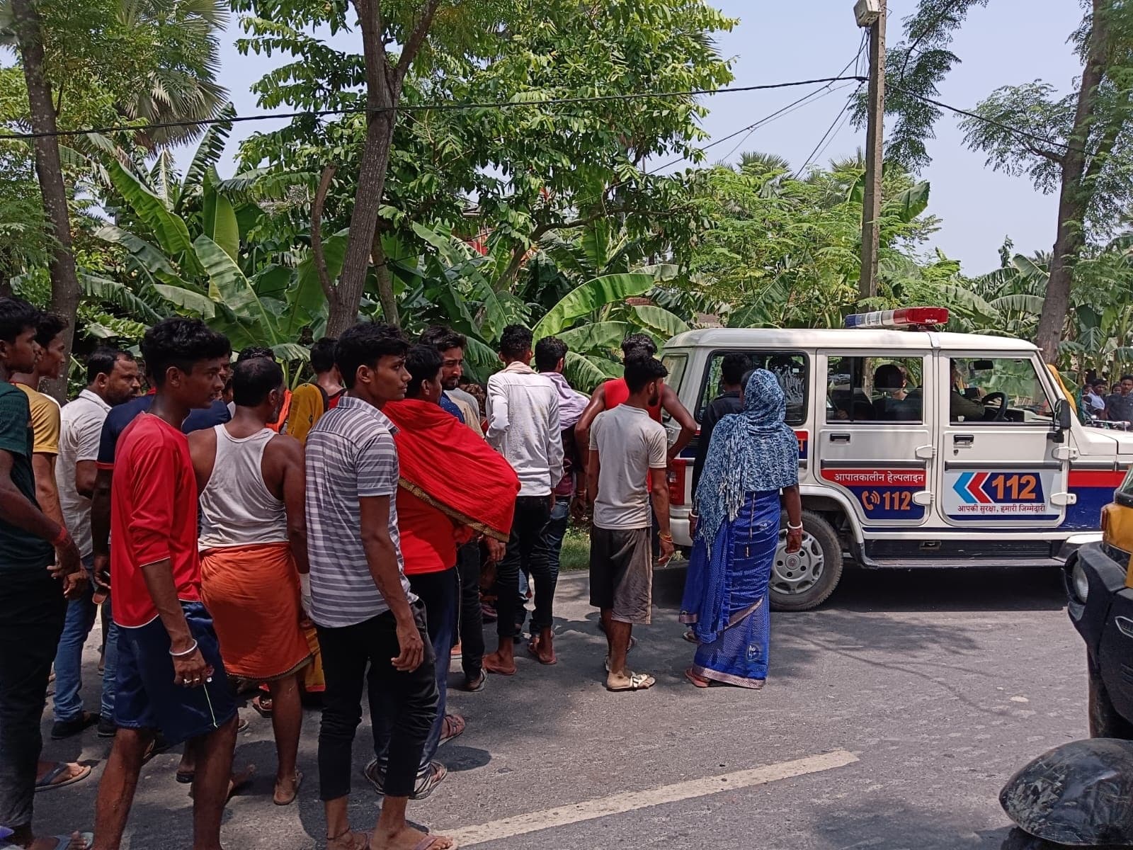 सड़क दुर्घटना में बाइक सवार युवक की मौत