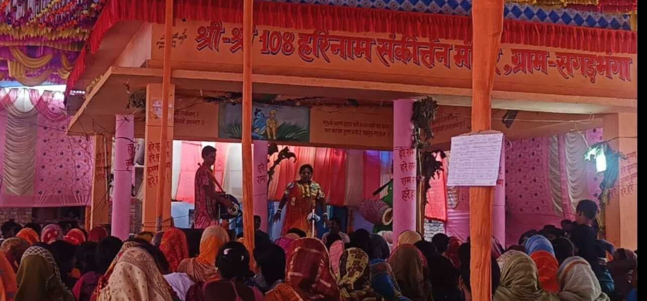 श्रीकृष्ण रासलीला के वर्णन से भावविभोर हुए श्रद्धालु