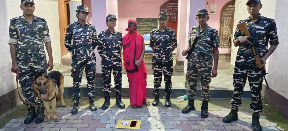 50 ग्राम मादक पदार्थ के साथ एक महिला तस्कर गिरफ्तार