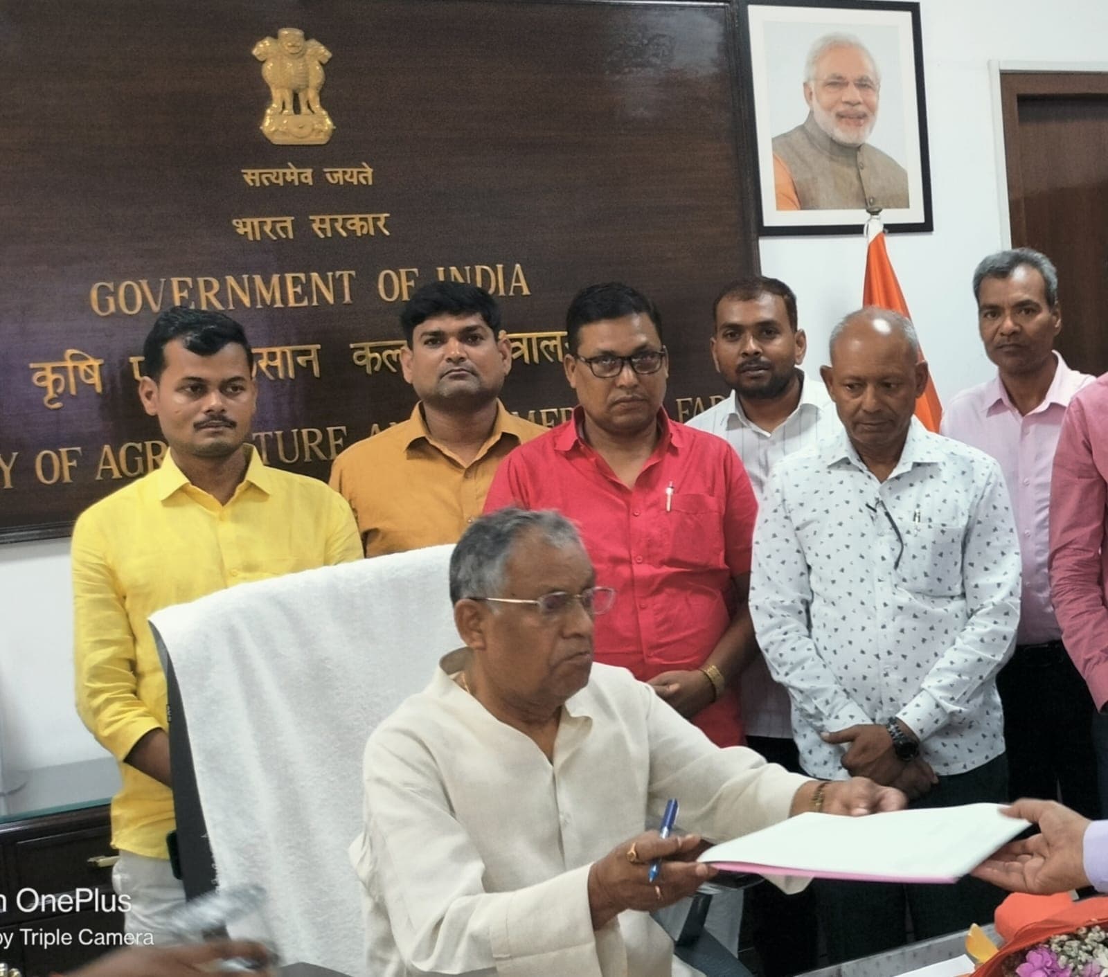 रामनाथ ठाकुर ने संभाला कृषि राज्य मंत्री का पदभार