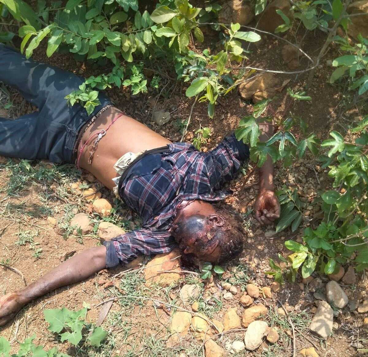 गड़रा पहाड़ की झाड़ी से अज्ञात युवक का शव बरामद