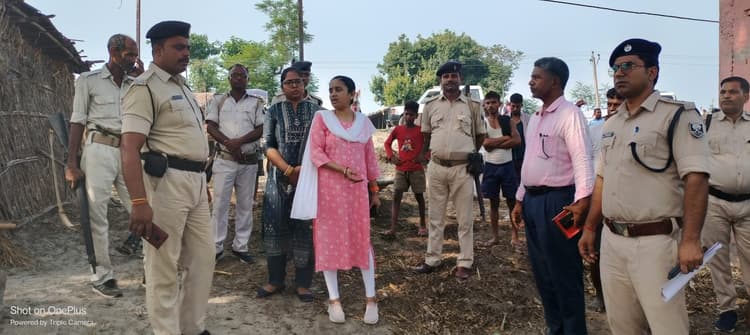 तटबंध पर अतिक्रमित जमीन को खाली कराने का सीओ को दिया निर्देश