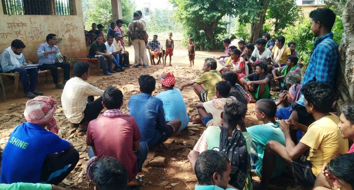 सात सदस्यीय टीम ने ग्रामीणों के साथ तैयार की गांव के विकास की रूपरेखा