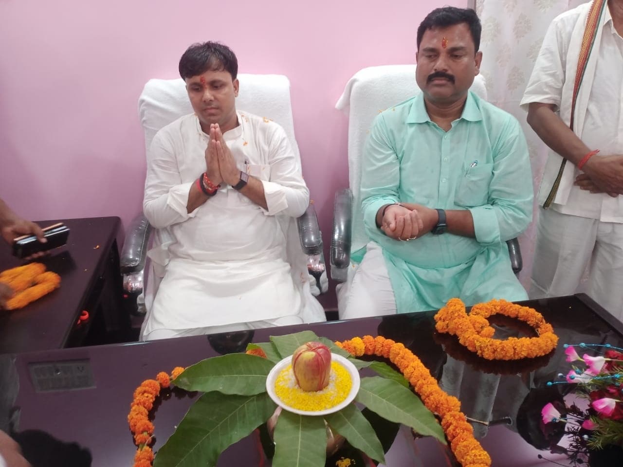 प्रमुख व उपप्रमुख कार्यालय का विधायक ने किया उद्घाटन