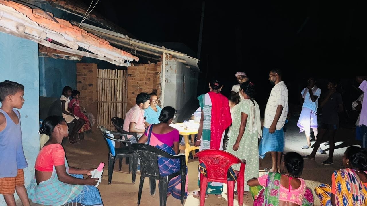 जगन्नाथपुर गांव में 82 लोगों का लिया गया ब्लड सैंपल