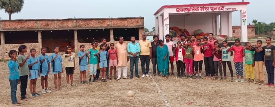 नौवीं राज्यस्तरीय सब जूनियर बालिका हैंडबॉल प्रतियोगिता के लिए जिला टीम चयनित