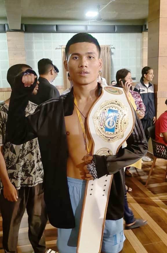 झारखंड के रेयान गोगोई ने जीता एमएमए का टाइटल बेल्ट