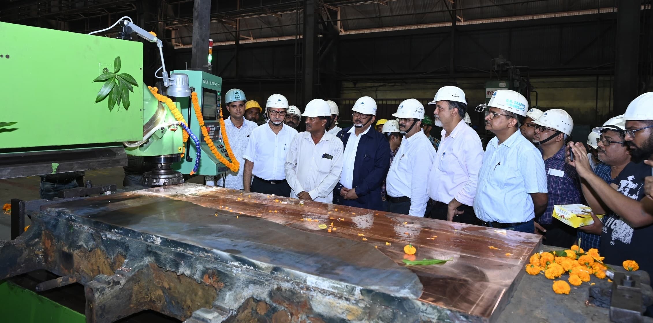 बीएसएल के विभिन्न शॉप्स की जरूरतों को पूरा करने के लिए वर्टिकल मिलिंग मशीन तैयार