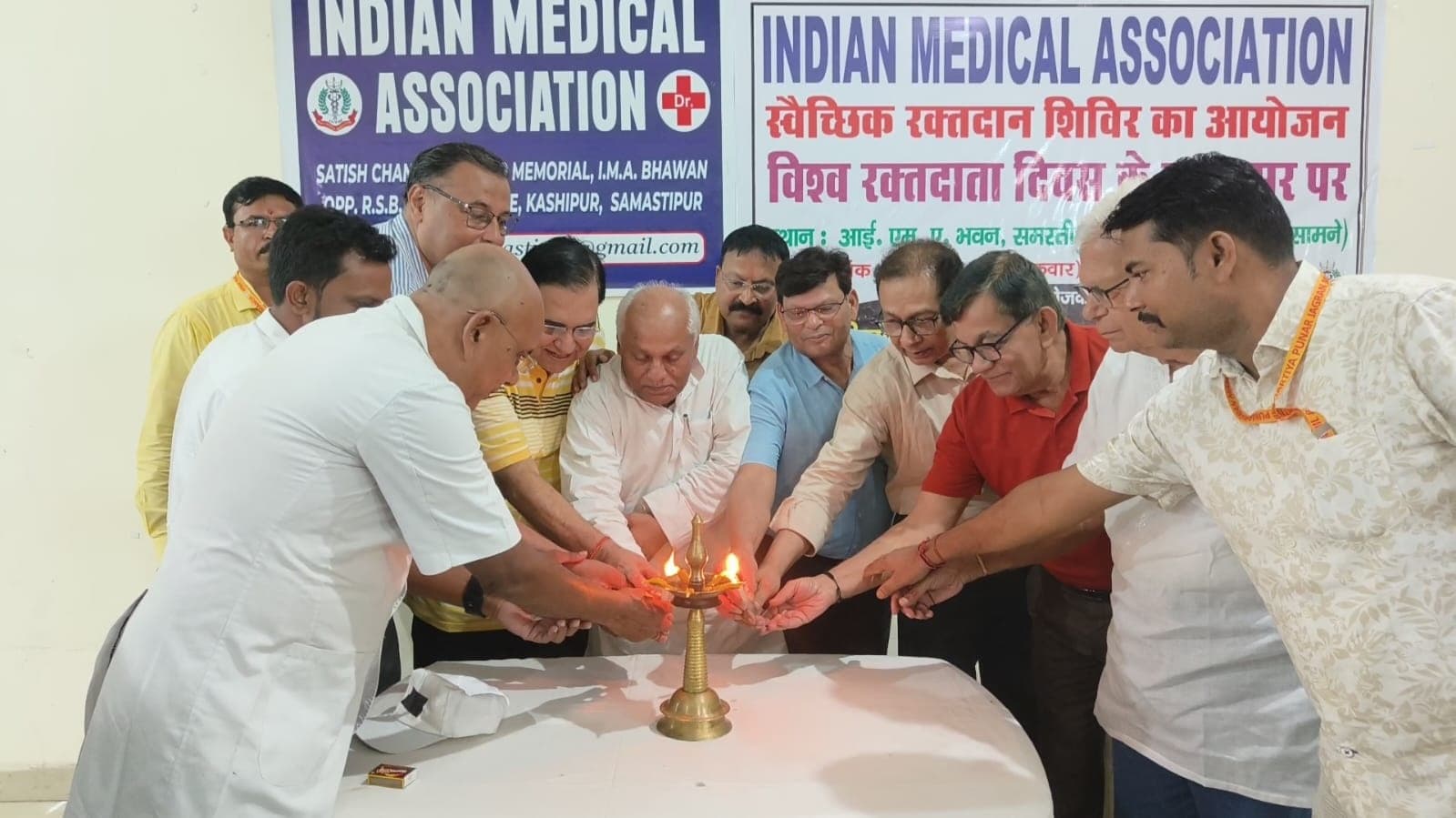 आइएमए के शिविर रक्त दाताओं ने दान किये 101 यूनिट ब्लड