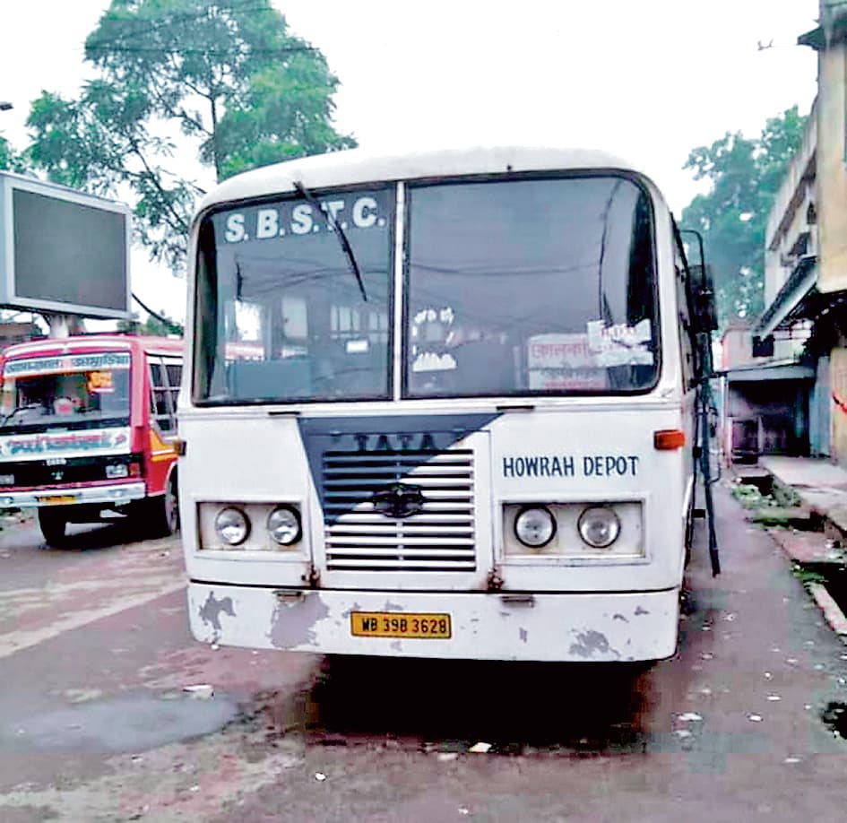 जामुड़िया से कोलकाता जानेवाली एसबीएसटी बस बंद होने से लोगों में मायूसी