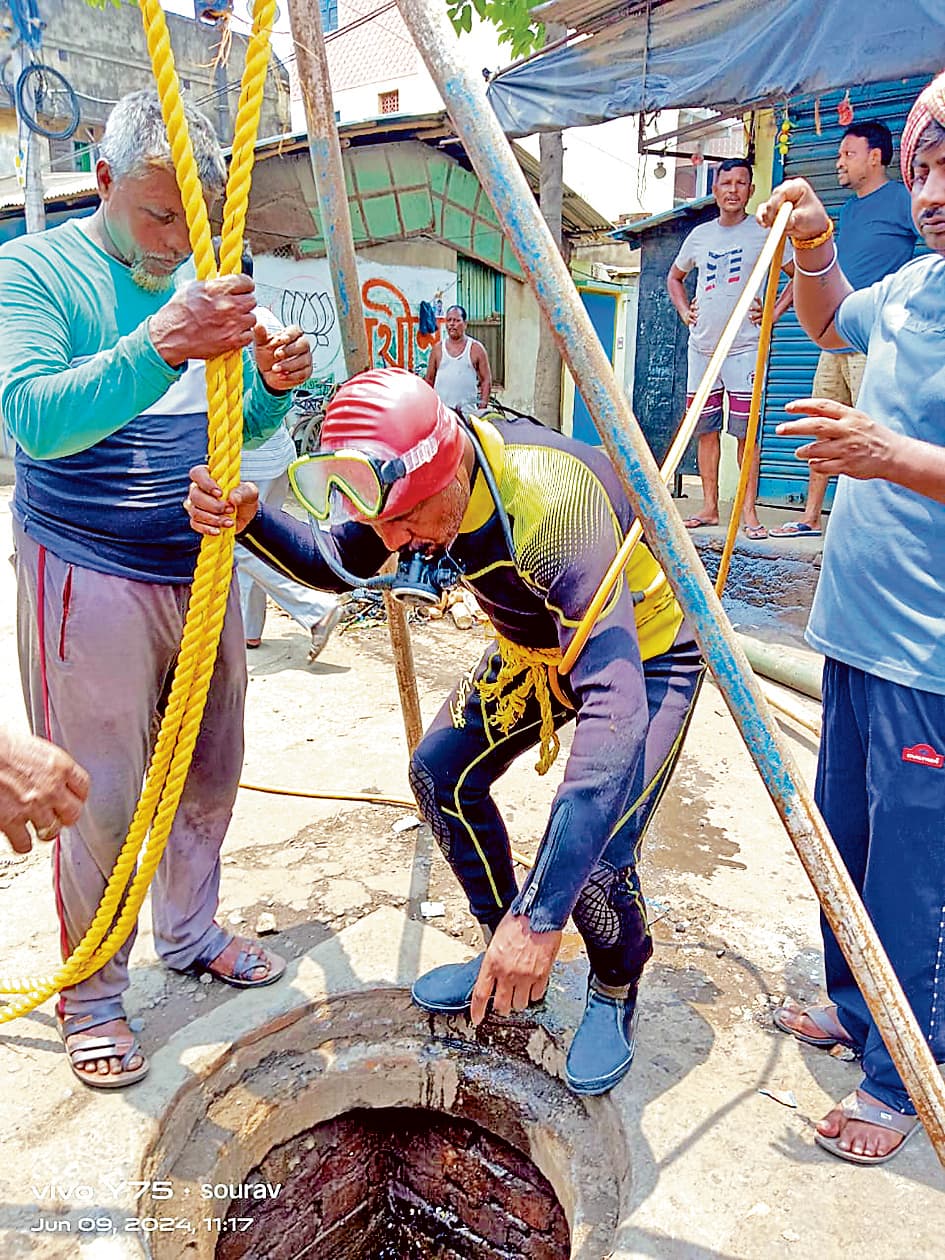 गोताखोर की मदद से होगी भूमिगत नालों की सफाई